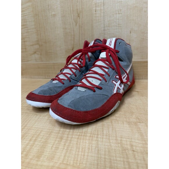 Asics Red and Gray Athletic Shoes main image 9